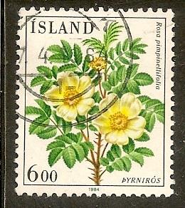 Iceland    Scott 586       Flowers        Used