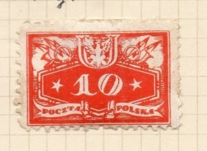 Poland 1920 Early Issue Fine Mint Hinged 10h. NW-184393