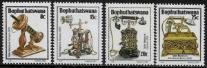South Africa - Bophuthatswana #92-5 MNH Set - Table Telephones