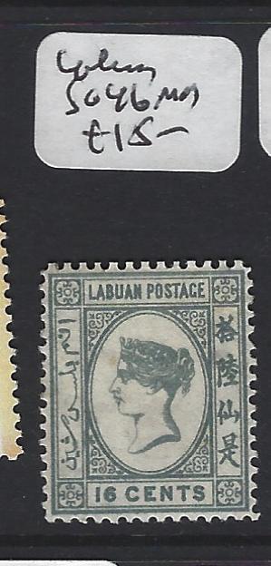 LABUAN   (P2507B)  QV CAMEO 18C  SG 46   MOG