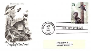 United States, Florida, First Day Cover, Birds, Animals, Flowers