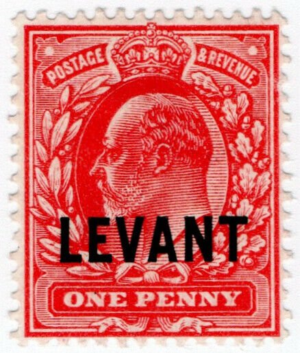 (I.B) Lebanon Postal : British Levant 1d (SG L2)