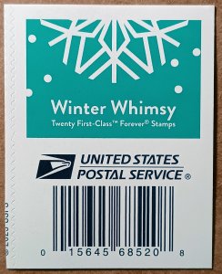 United States #5948-5951 #5951a (73c) Winter Whimsy block of 4 MNH (2024)