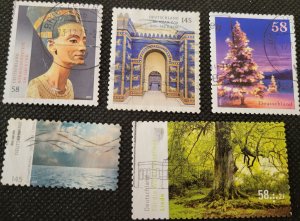 Germany, mix of 2013 issues + semi-postal, museum treasures +, used, SCV$7.75