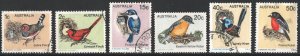 Australia SC#713-718 1¢-50¢ Birds: First Series (1979) Used