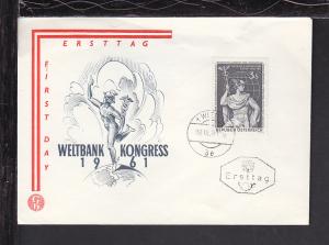 Austria 1961 U/A FDC BIN