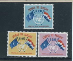 Paraguay 569-71  MNH (2)