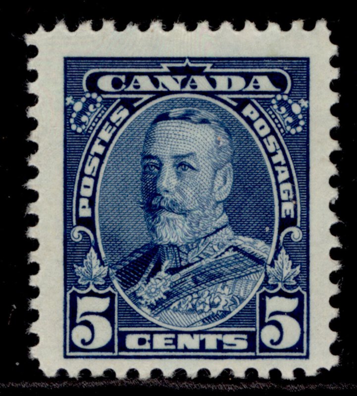 CANADA GV SG345, 5c blue, M MINT.