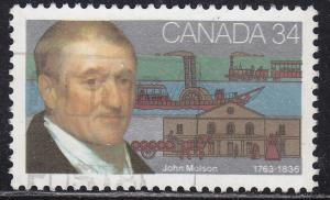 Canada 1117 John Molson & His Main Achievements 1986