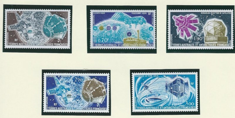 FRENCH SOUTHERN AND ANTARCTIC TERRITORY mnh  Scott Cat # C49-C53