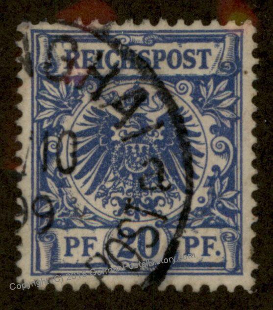 Germany China 1899 Vorlaufer Forerunner MiV48 SHANGHAI 88605