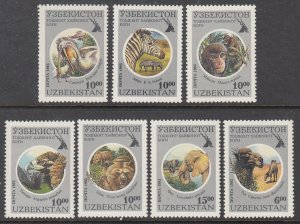 Uzbekistan 96-102 Animals MNH VF