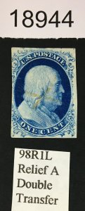 MOMEN: US STAMPS # 9 IMPERF USED LOT #18944