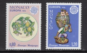 Monaco   #1023-1024  MNH   1976  Europa