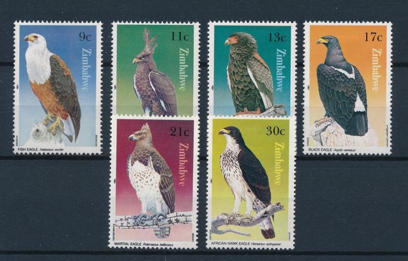 [60080] Zimbabwe 1984 Birds Vögel Oiseaux Ucelli Eagle MLH