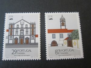 Portugal Madeira 1989 Sc 131-2 Christmas Religion set MNH