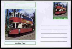 Chartonia (Fantasy) Buses & Trams - London Tram posta...