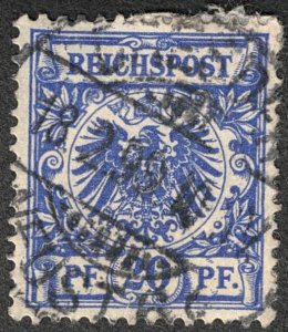 Germany, Scott # 49, used, Cat = $ 1.40.  Lot 230860