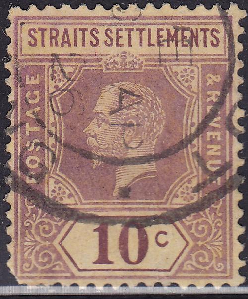 Straights Settlement 191a USED 1925 King George V DIE I