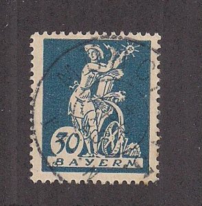 GERMAN STATES - BAVARIA SC# 242   FVF/U  1920