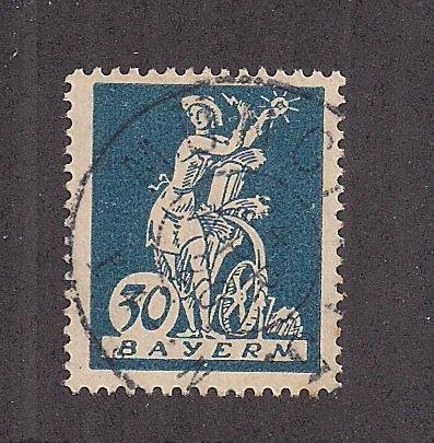 GERMAN STATES - BAVARIA SC# 242   FVF/U  1920