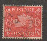 GB George VI  SG 507a wmk sideways Used