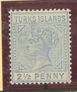 Turks Islands #52 Unused Single (Queen)