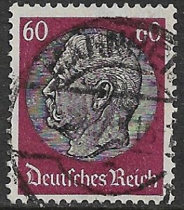 GERMANY 1933-35 60pf HINDENBURG Portrait Issue Sc 429 VFU