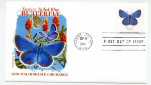 5136 Eastern Tailed-Blue Butterfly Panda Cachets, FDC