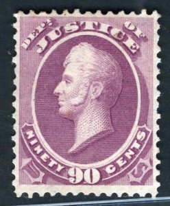 OFFICIALS #O34 Mint - F-VF OG Hinged w/PF Cert. SCV $1,900