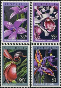 Australia 1986 SG1032 Orchids set MNH