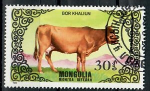 Mongolia 1420 Cow used single