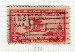 USA; 1928 Aviation Conf. fine used 2c. value