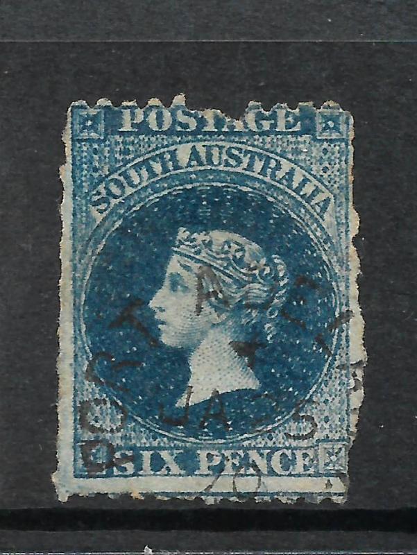 SOUTH AUSTRALIA 1868-71  2d  PRUSSIAN BLUE   QV  FU     SG 48