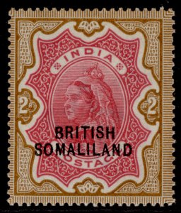 SOMALILAND PROTECTORATE EDVII SG22, 2r carmine & yellow-brown, M MINT. Cat £130. 