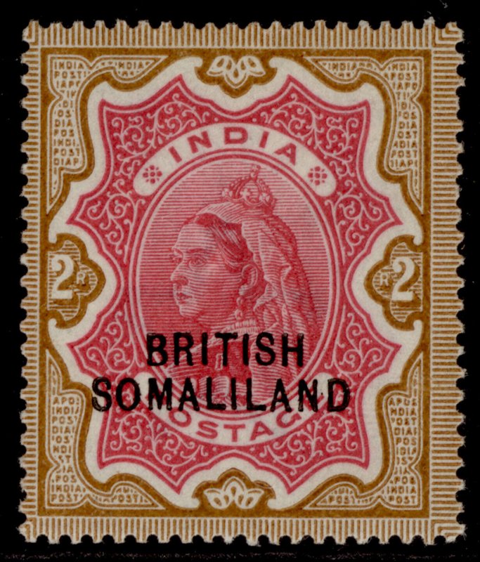 SOMALILAND PROTECTORATE EDVII SG22, 2r carmine & yellow-brown, M MINT. Cat £130.