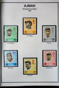 Worldwide Baseball Mint Stamp Variety Collection