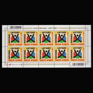 SOUTH AFRICA 2000 - Scott# 1153A Sheet-Lottery NH