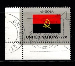 United Nations - #487 Flag - Angola - Used