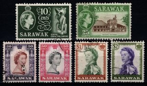 Sarawak 1955 Elizabeth II Def., Part Set [Used]