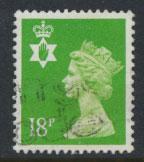 Great Britain Northern Ireland SG NI47 SC# NIMH34  Machin 18p Used  see scan 