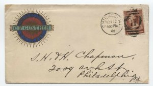 1885 C.F. Gunther confectioner color ad cover Chicago #210 [y4357]