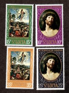 St. Lucia # 245-248 Mint Easter!