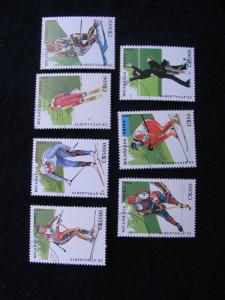 Nicaragua – 1992 Winter Olympics – SC#’s C1180 –C1186 - USED