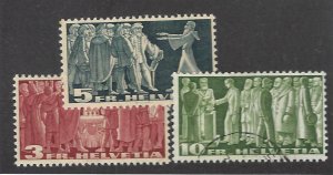 Switzerland SC C3-C5 Mint F-VF...Nice Stamps!