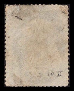 USA 20 Used with Doporto Certificate (Plate 2 Position 27R2)