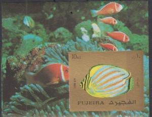 FUJEIRA SHEET IMPERF MARINE LIFE FISHES