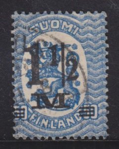 Finland 126 Finnish Arms 1921 O/P