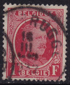 Belgium - 1927 - Scott #187 - used - King Albert