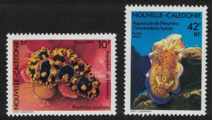 New Caledonia Noumea Aquarium Sea Slugs 2v 1990 MNH SG#880-881
